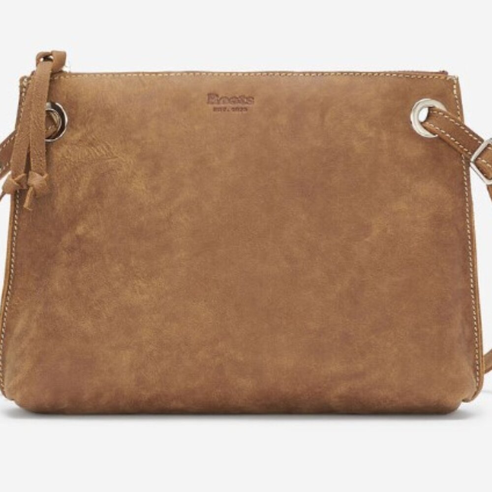 Roots Edie Leather Bag Tribe - Natural